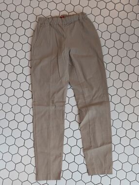 Stretch, Slim Fit, Khaki Pants With Zip Pockets